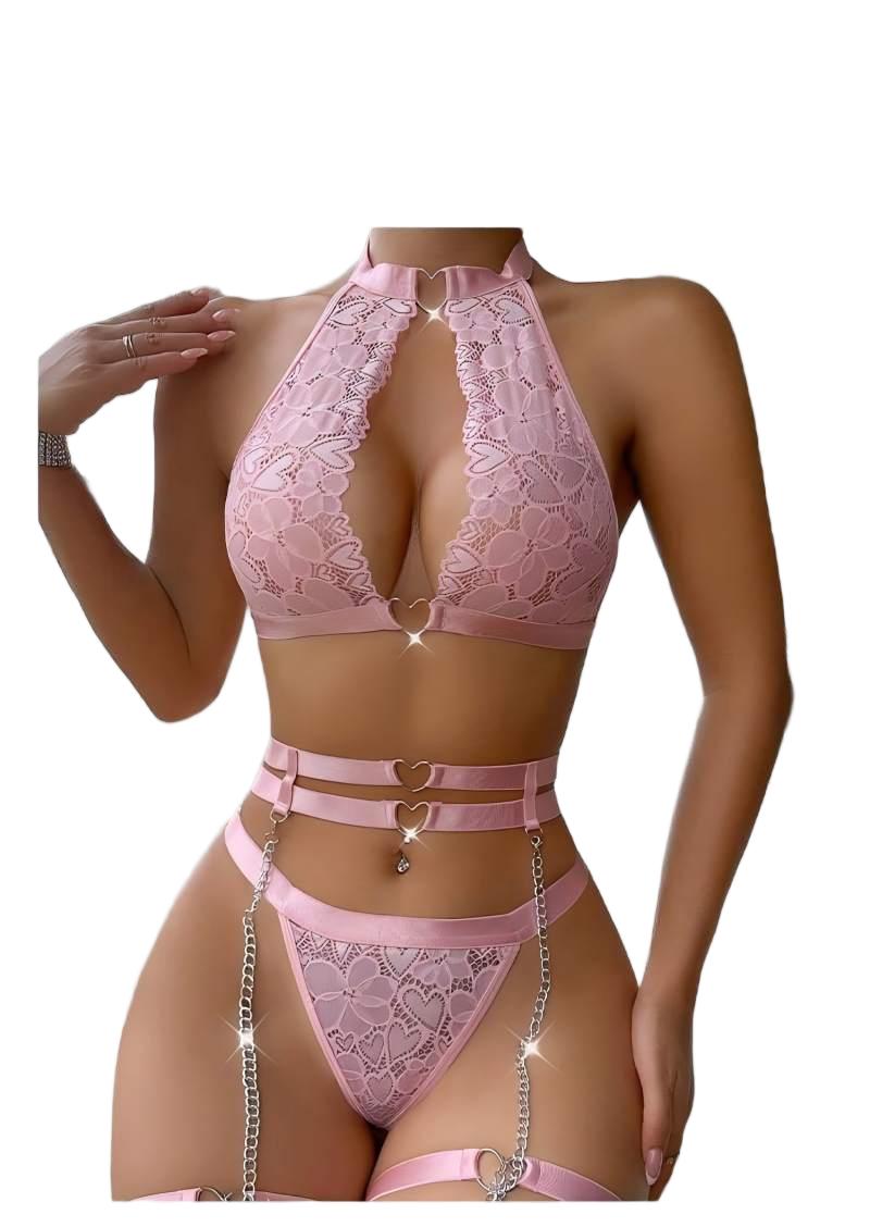 Sexy Lingerie Set Push Up Lace - Lingerie review and price