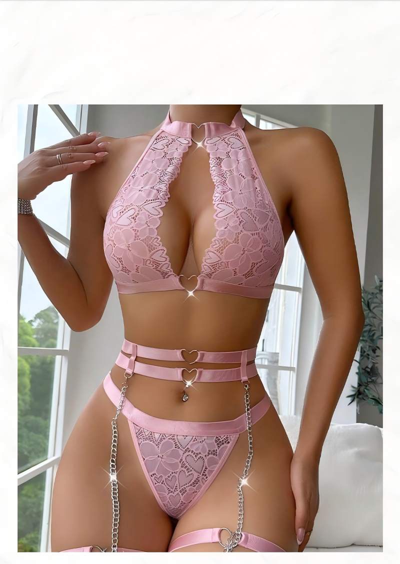 Sexy Lingerie Set Push Up Lace - Lingerie review and price