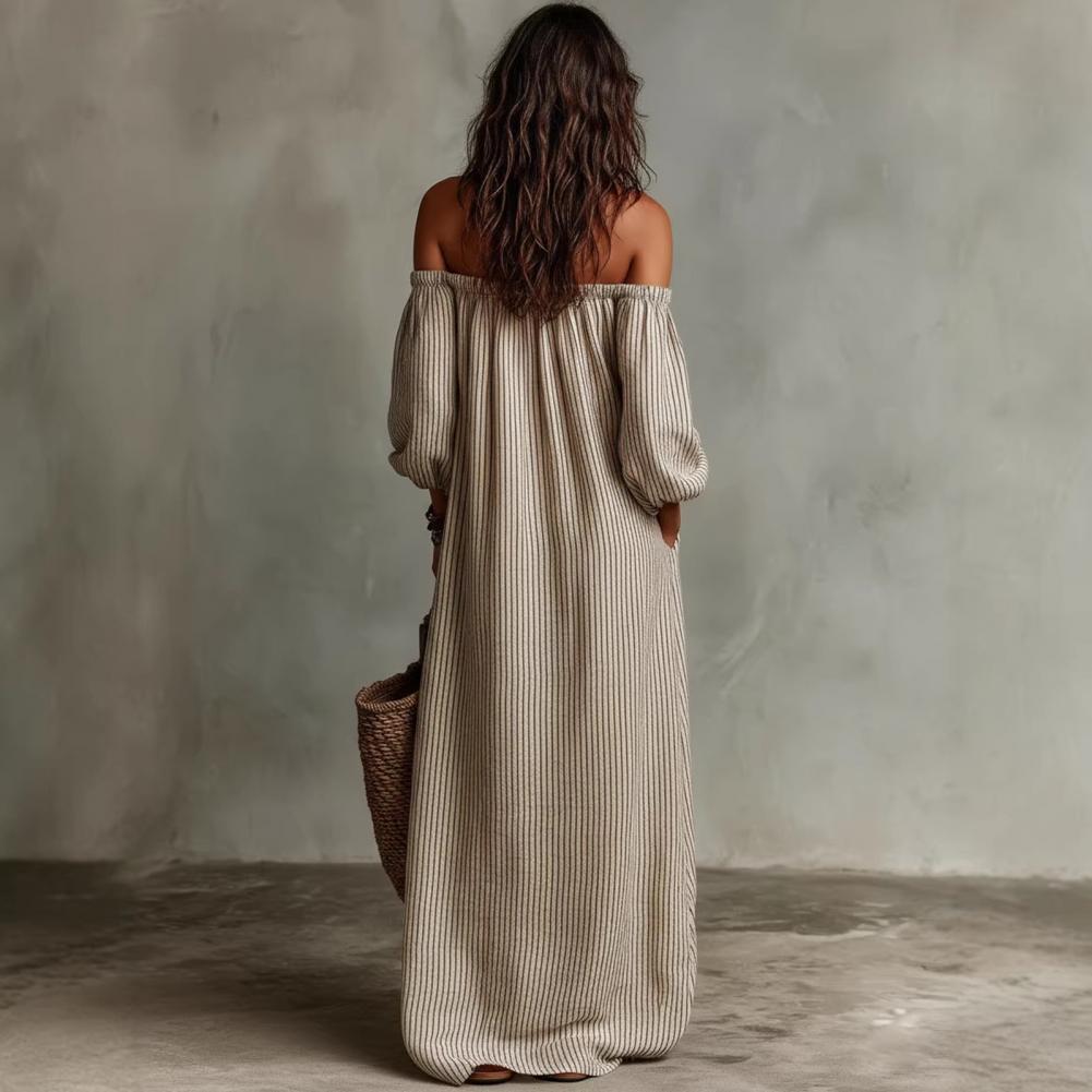 Spring Summer Women's Off Shou - Off Shoulder Puff Sleeve Sundress review and price