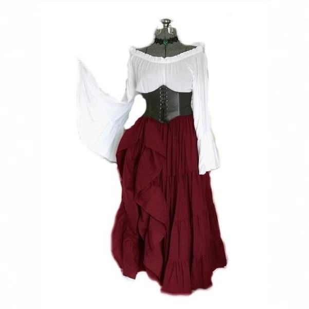 High Waist Long Sleeve Dress C - Dresses review and price