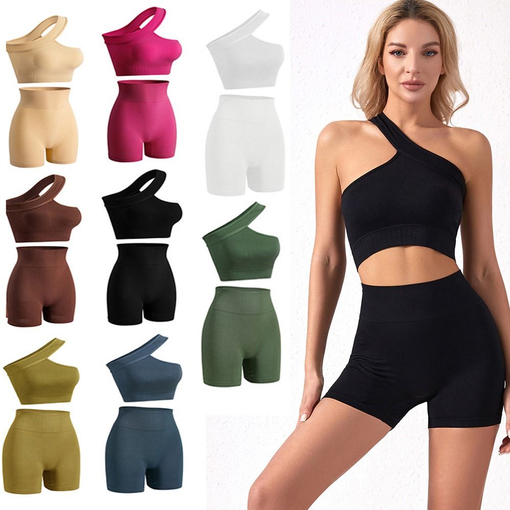 2Pcs Comfortable Seamless Wome - Seamless Ribbed Workout Tank Top review and price