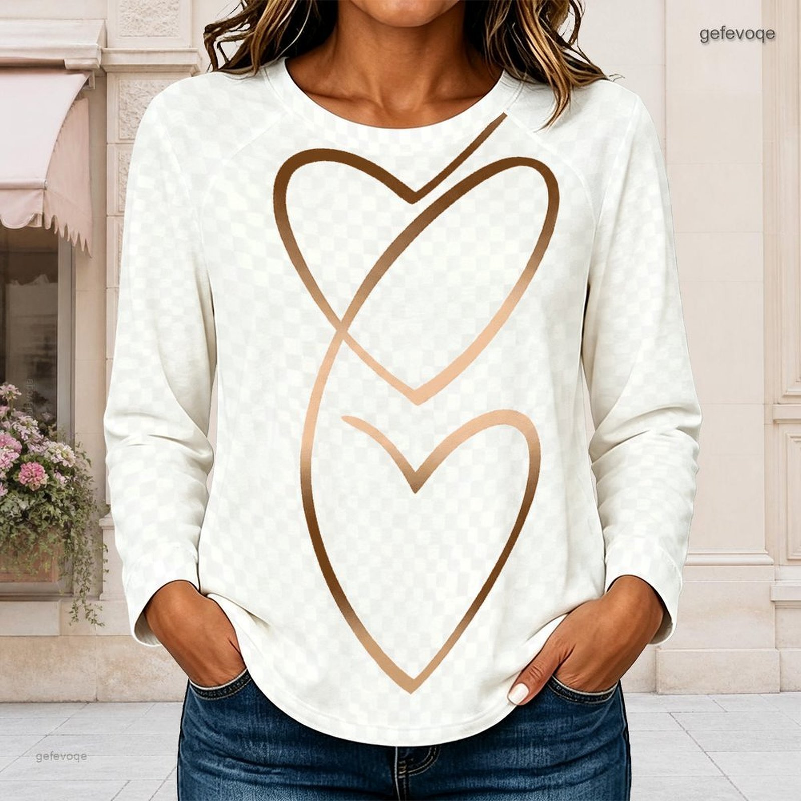 Women Crew Neck Raglan Long Sl - Blouses review and price