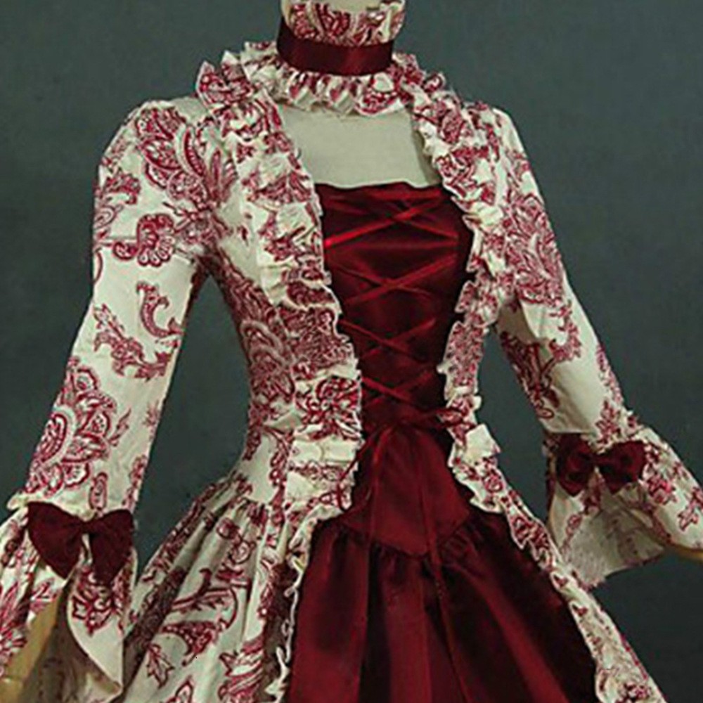 Printed Long Sleeve High Waist - Dresses review and price
