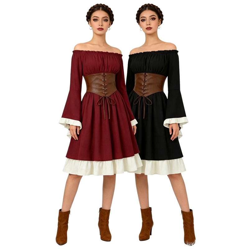 Medieval Renaissance Midi Dres - Dresses review and price